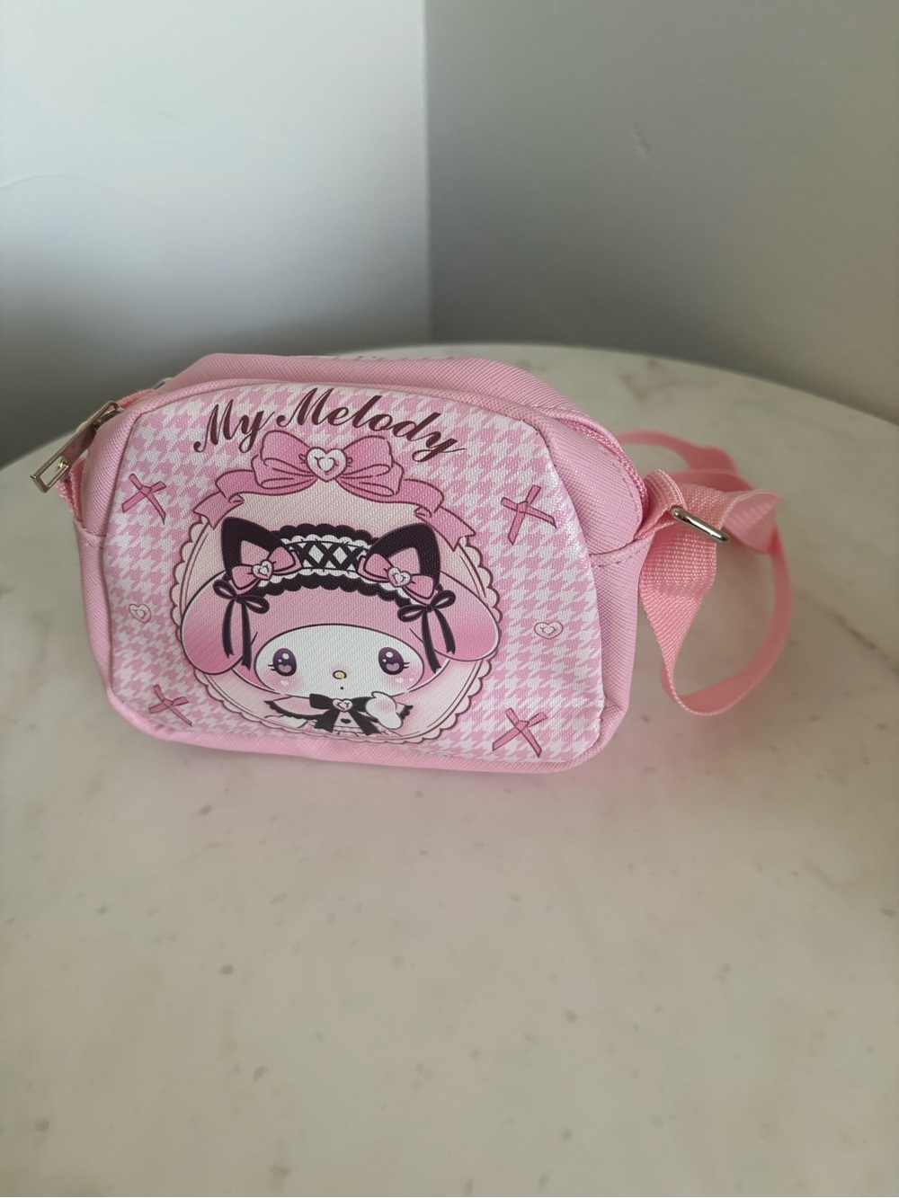 MyMelody Pink Mini Crossbody Bag